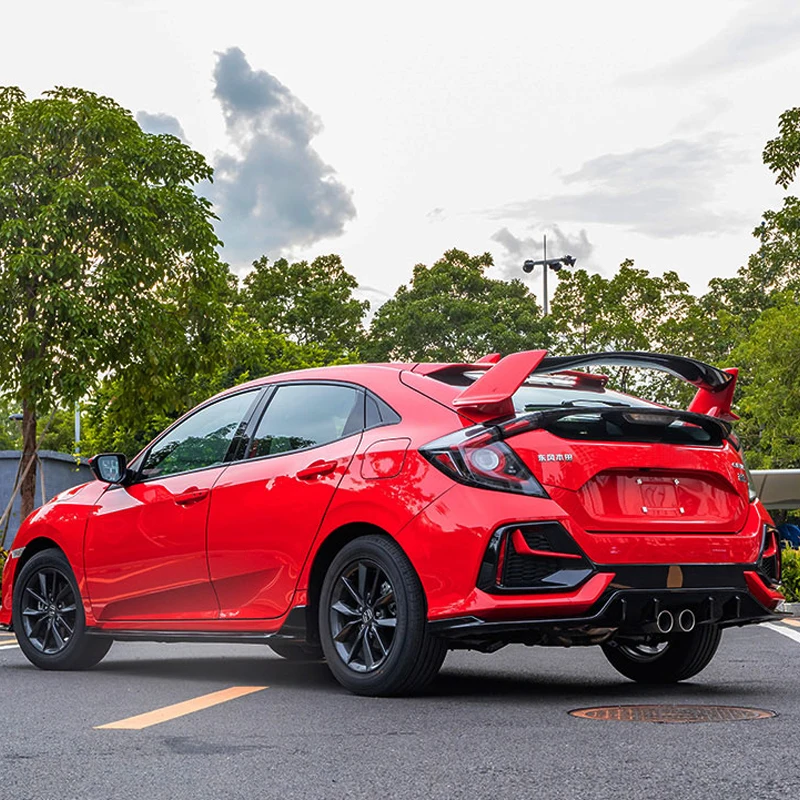 Suitable for Honda 10th Civic 2016, 2017, 2018, 2019 CIVIC spoiler, hatchback Civic JDM modified rear wing top wing