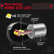 LED Car Signal Bulbs 1156 BA15S #2