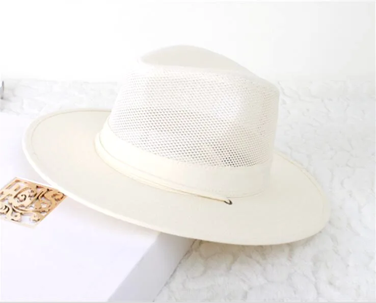 2024 Frühling große Krempe Fedora Hut für Unisex coole schöne Hüte Sonnenhut hochwertige beliebte Fedora Hüte für Männer für Frauen Baumwoll hut