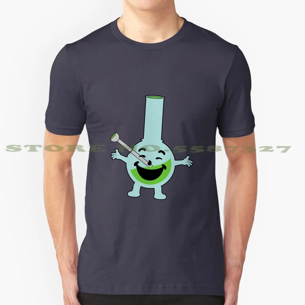 Kool Bong Man 100% Pure Cotton T-Shirt Kool Bong Man Kool Aid Man Green Indica Herb 420 Friendly Bang Man Dab Man Weed Man