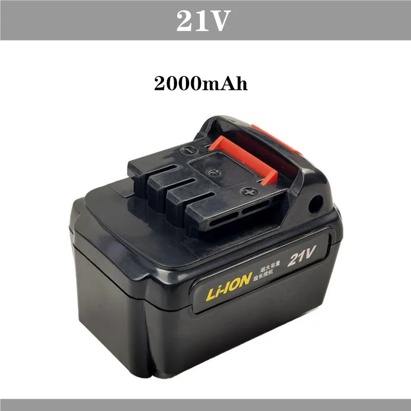 Large Capacity Lithium Battery 2000 mAh 18650 Power Battery Electric Screwdriver Hand Drill Lawn Mower Accessories Battery Pack