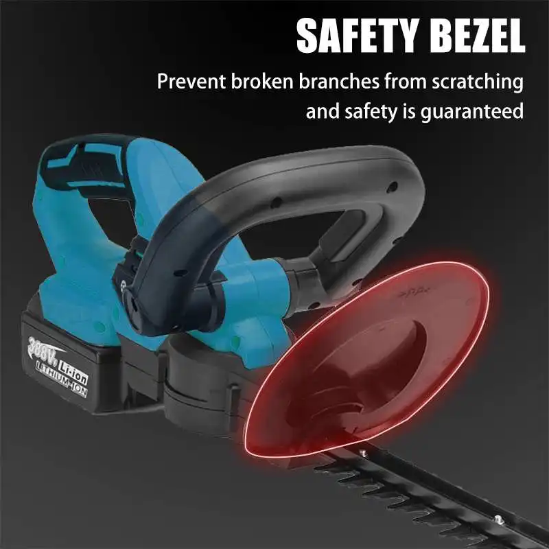 1400w 388vf aparador de sebes sem fio com pólo telescópico conjunto ferramentas jardim do agregado familiar tesouras tesoura elétrica para makita 18v