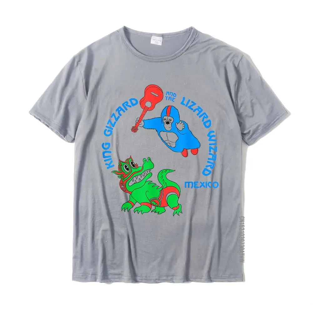 King Funny Gizzard The Lizard Gift Wizard T-Shirt Funny Normal Tops & Tees Cotton T Shirt For Men Funny