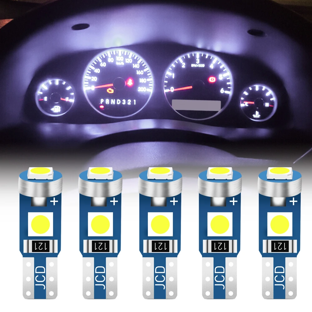 T5 Led Bulb Car Interior Dashboard Lights For peugeot 307 206 308 3008 306 407 205 508 406 1007 Traveller Expert