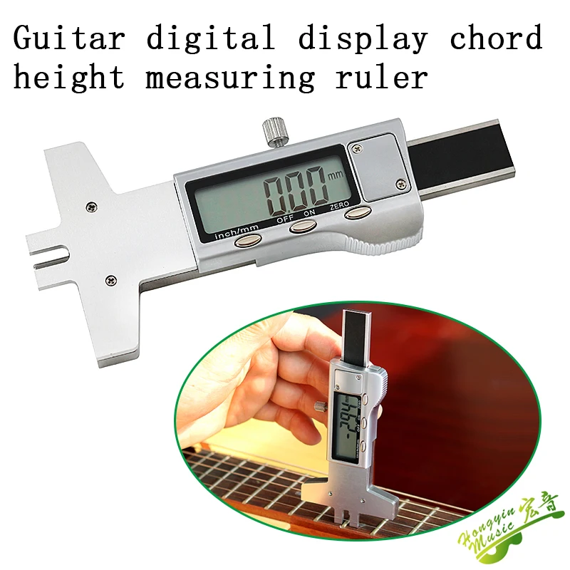 

Guitar digital display string distance ruler string height measurement dial meter folk bakelite classical guitar production and