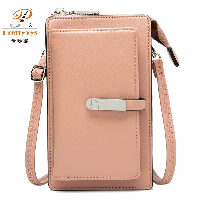 New Multifunction Touch Screen Single Shoulder Pocket Wallet Pouch Case Bag Messenger Bag Female Purse Card Cell Phone Pocke