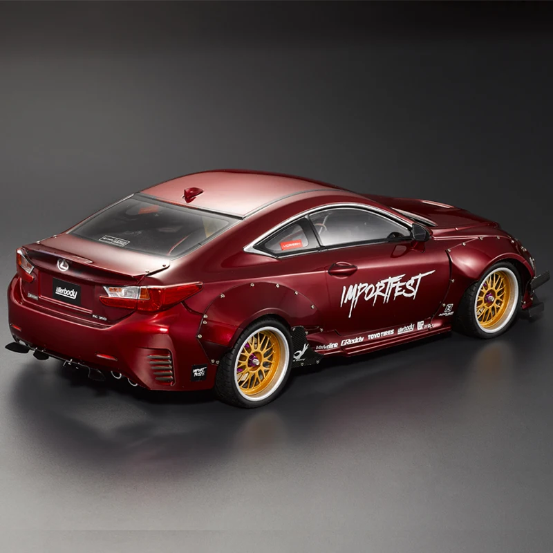 Killerbody 1:10 RC wide full body kit fit for lexus RCF body