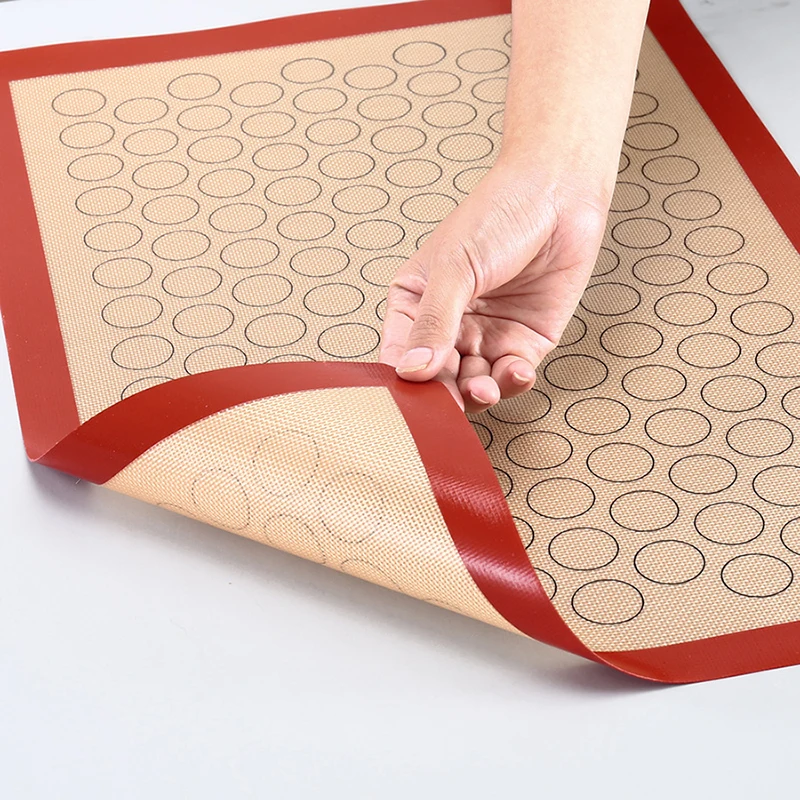 Large Macaron Silicone Baking Mat Pad Liner Sheet 60x40 Non-stick Heat Resistant Oven Cake Cookie Dough Rolling Pastry Mat