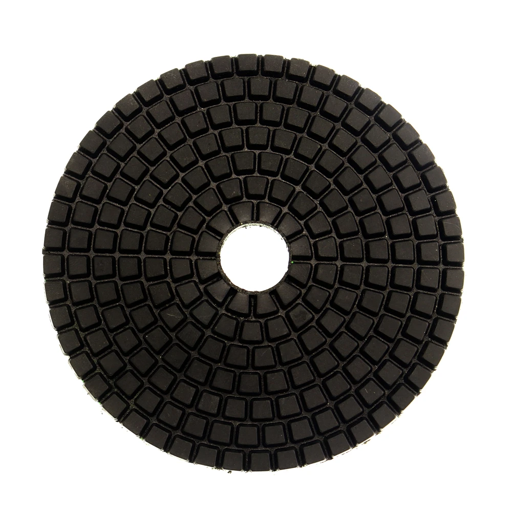 RIJILEI 7PCS/Set 4 Inch Flexible Wet Polishing Pads 100mm Diamond Polishing Pads For Granite Marble Stone Grinding Disc 4DS1