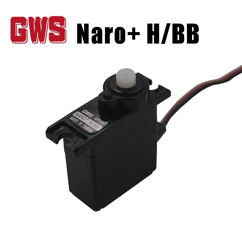 

Микро-сервопривод GWS NARO +(H) BB 10 г 1,6 кг 0,19 сек/60 градусов для радиоуправляемой модели