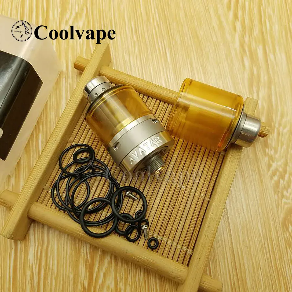 الرمزية هيئة الطرق والمواصلات Doggystyle لقيط RTA إعادة البناء e-السجائر خزان 316 SS 22 مللي متر 3.4/5 مللي MTL و DL علوي ملء رذاذ vs taifun هيئة الطرق والمواصلات