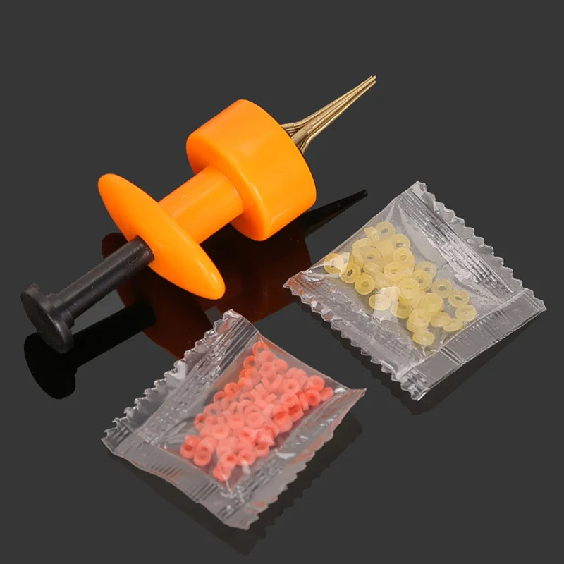 1Set  Earthworm Bloodworm Clip Particles Bait Clip Red Worm Bait Clip Fishing Tackle Fishing Tools Fishing Baits Elastic