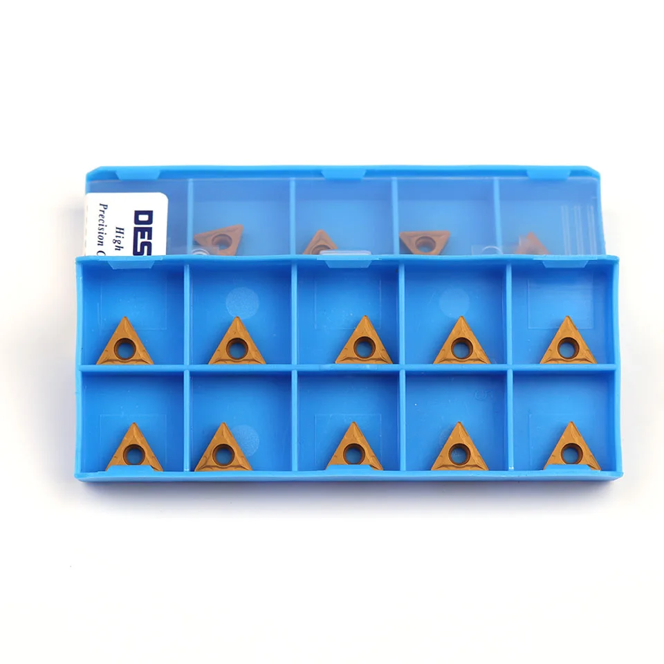 DESKAR TCMT110204 LF9018 TCMT110208 LF9018 Cao Chất Lượng Dụng Cụ Quay Rau, Cacbua Chèn, Biến Bề Mặt Miếng Lót,
