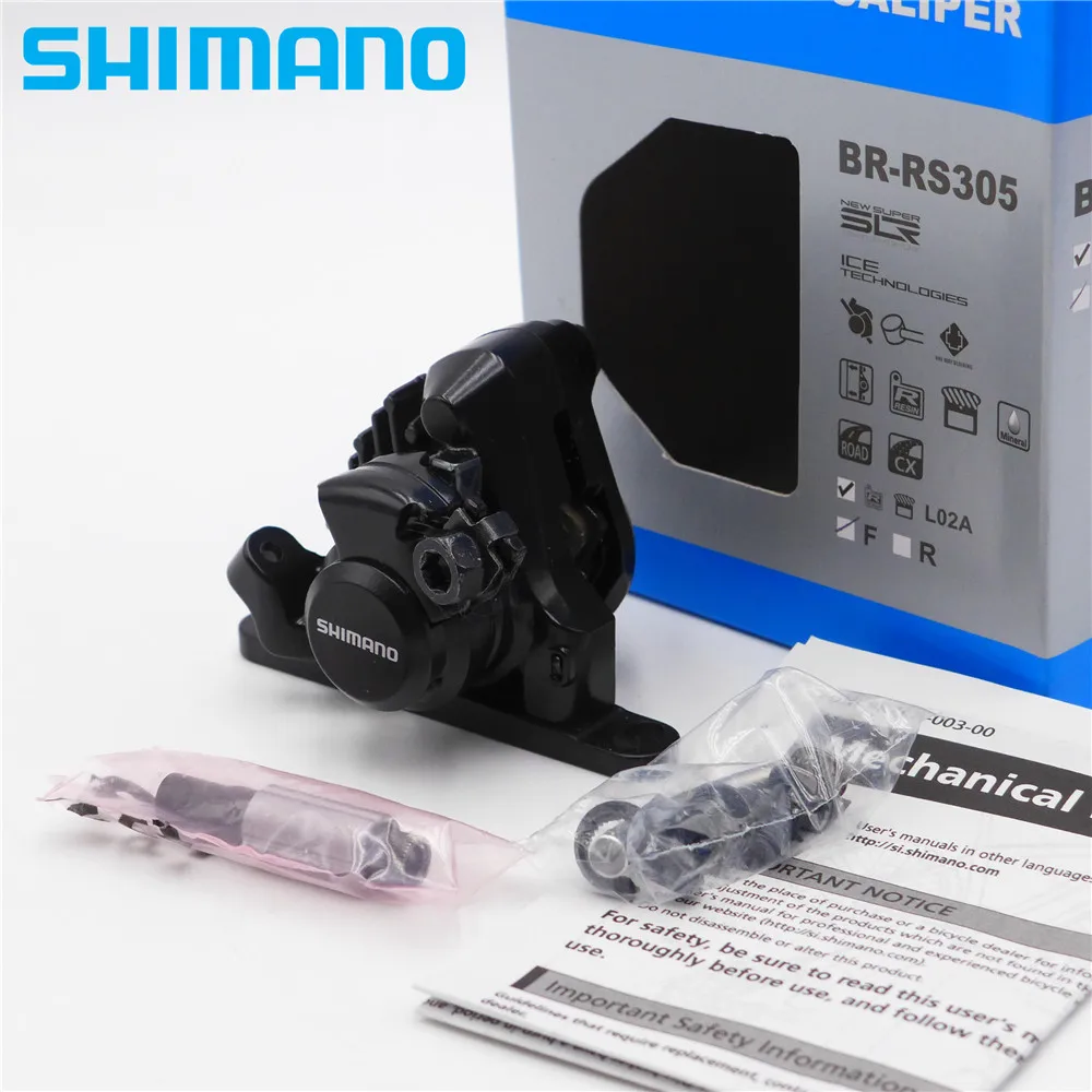 SHIMANO BR-RS305 Road Bike Flat Mount Mechanical Disc Brake Caliper