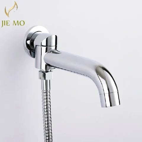 Med omkastare 2-vägs utlopp Vridbar pip Rund väggmonterad blandare i mässing HJ-3002 12 best sales mässingskran - №11