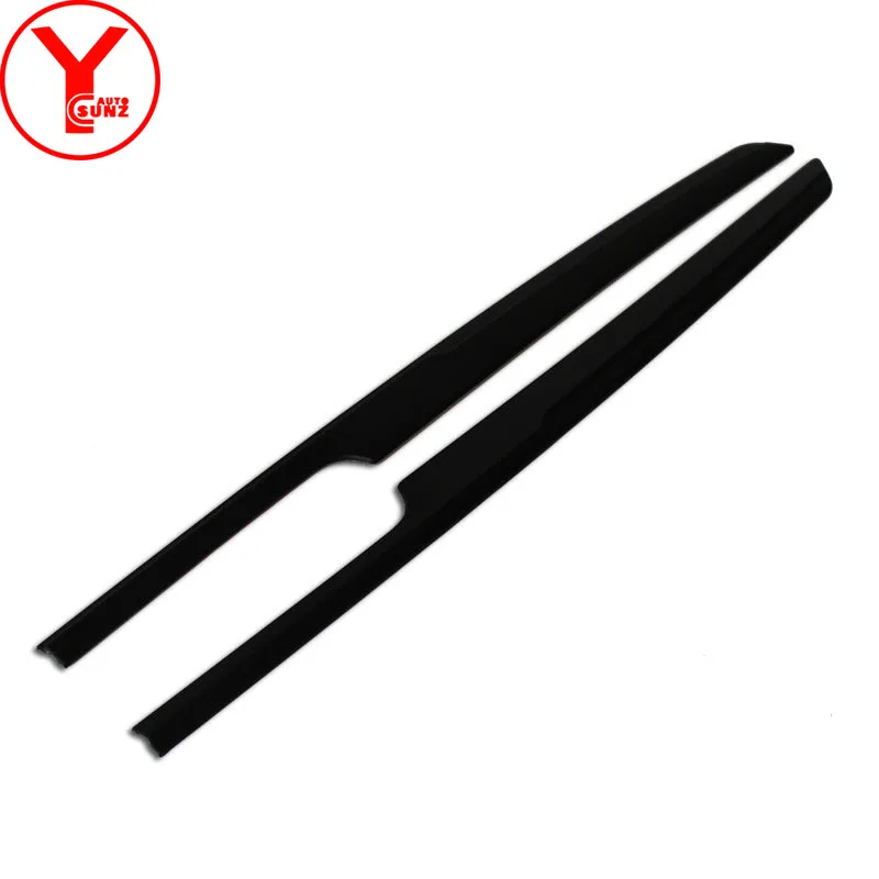 Black Rear Tail Gate Garnish Trim For Toyota Hilux Revo Rocco Fortuner 2016 2017 2018 2019 2020 2021 SR5 Car Styling Accessories