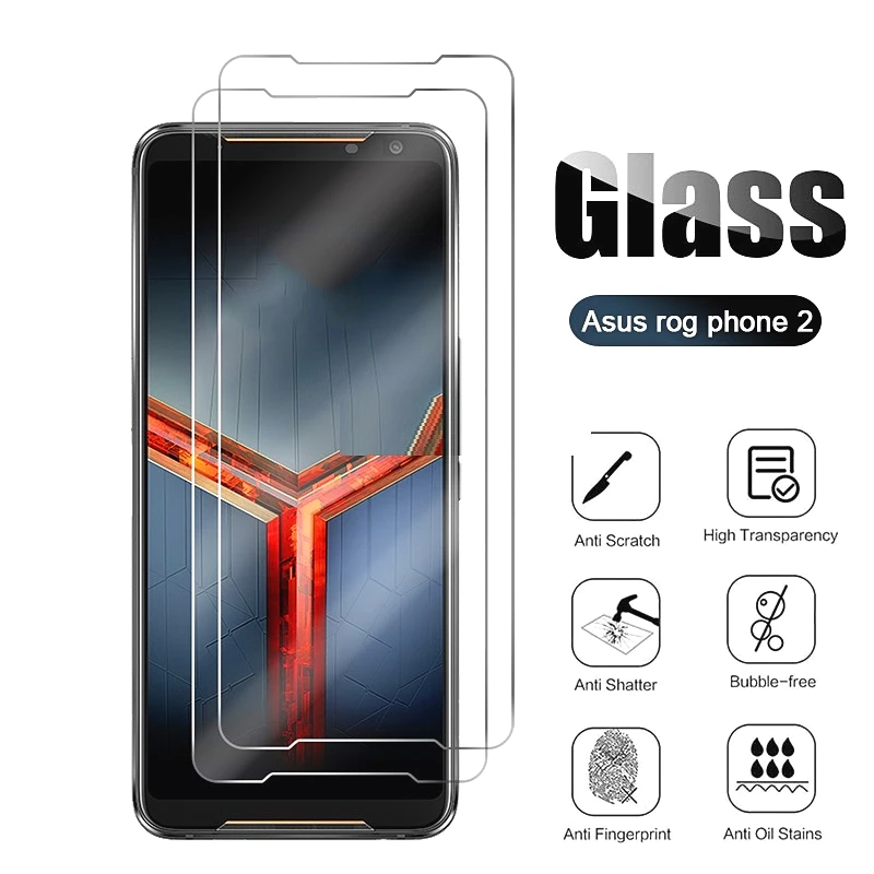 Tempered Glass For Asus ROG Phone III 3 I003DD Screen Protector For Asus ROG Phone 2 ZS660KL Film on Rog Phone ZS600KL