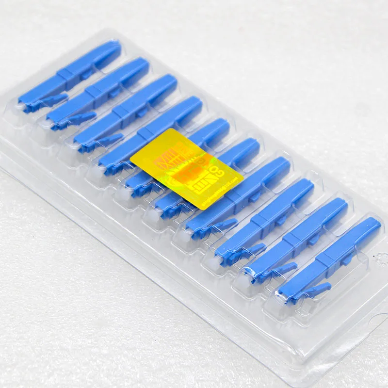 New LC UPC Optical Fiber Fast Connector LC Fiber Optical Quick Connector Rope Fiber 2.0*3.0 Leather Cable discount wholesale