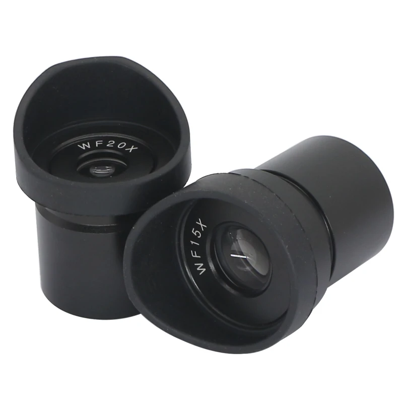 Imagem -03 - Microscópio Estéreo Ocular com Copos de Borracha Lente Óptica Montagem em Campo Amplo Wf5x Wf10x Wf15x Wf20x 30 mm 305 mm