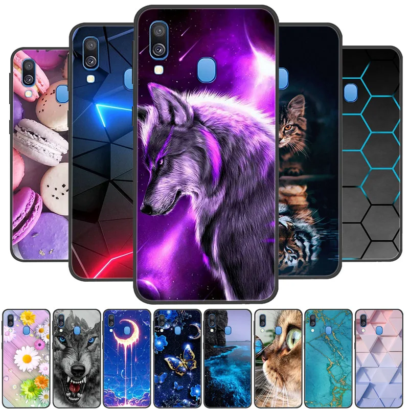 case For Samsung A40 Case Soft TPU Phone Back Cover For Samsung Galaxy A40 Silicon Case Coque A 40 A405 A405F Bumper Fundas Bag