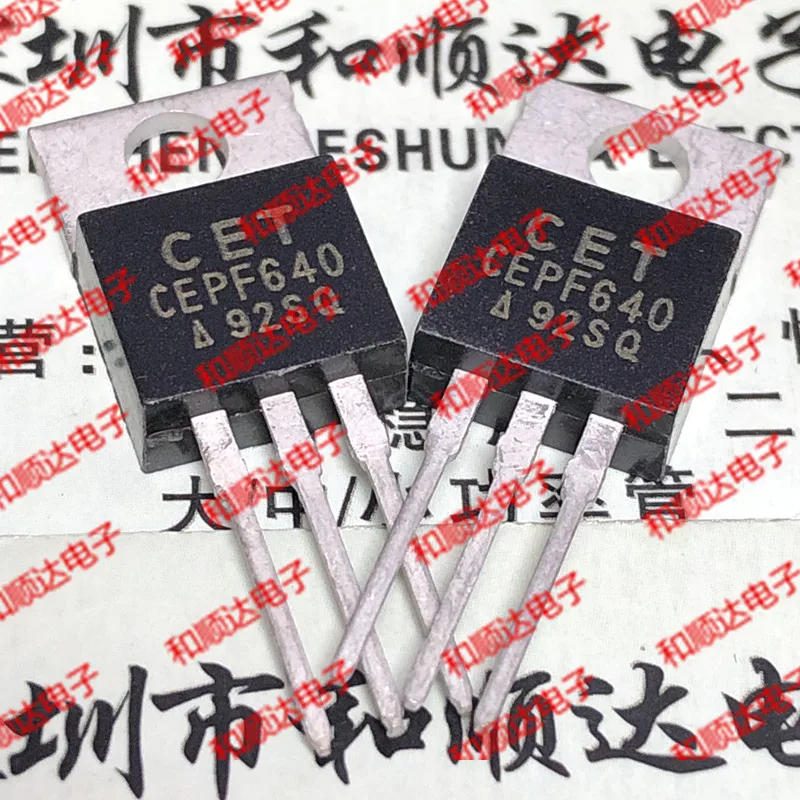 10PCS CEPF640 ZU-220 200V 18A