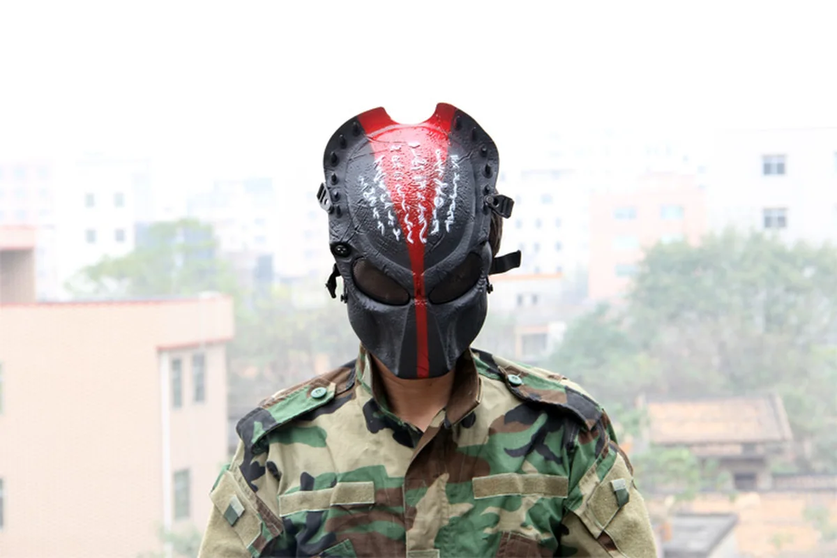 

2020 Predator Wolf 2.0 Tactical Paintball Protective Full Face Airsoft Mask Military Army Wargame Cosplay Halloween Party Masks