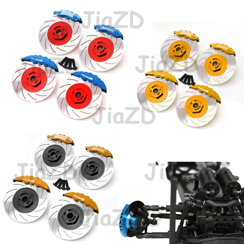 

JIAZD RC 1 Set New RC Radio Control Car 3RACING Sakura D5 D5S Drift Aluminum Alloy Caliper Brake Disc Coupler Option Parts R07