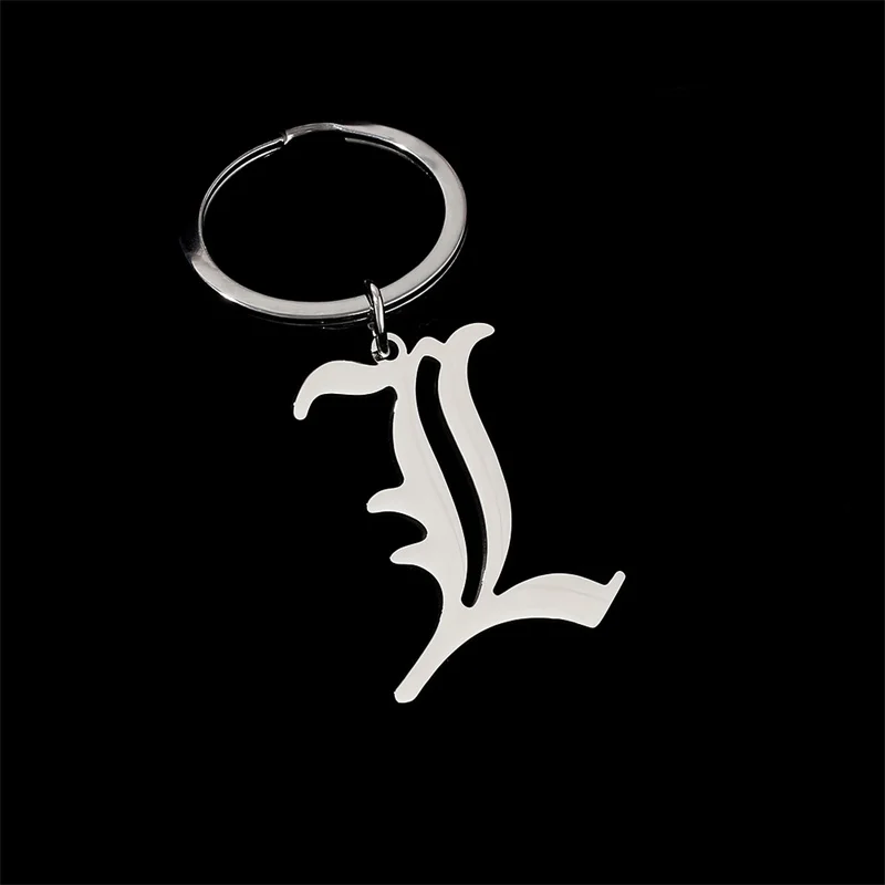 أنيمي الموت ملاحظة مزدوجة ل المفاتيح الأسود دفتر قلادة المفاتيح موضة تأثيري اكسسوارات كيرينغ هدية #5