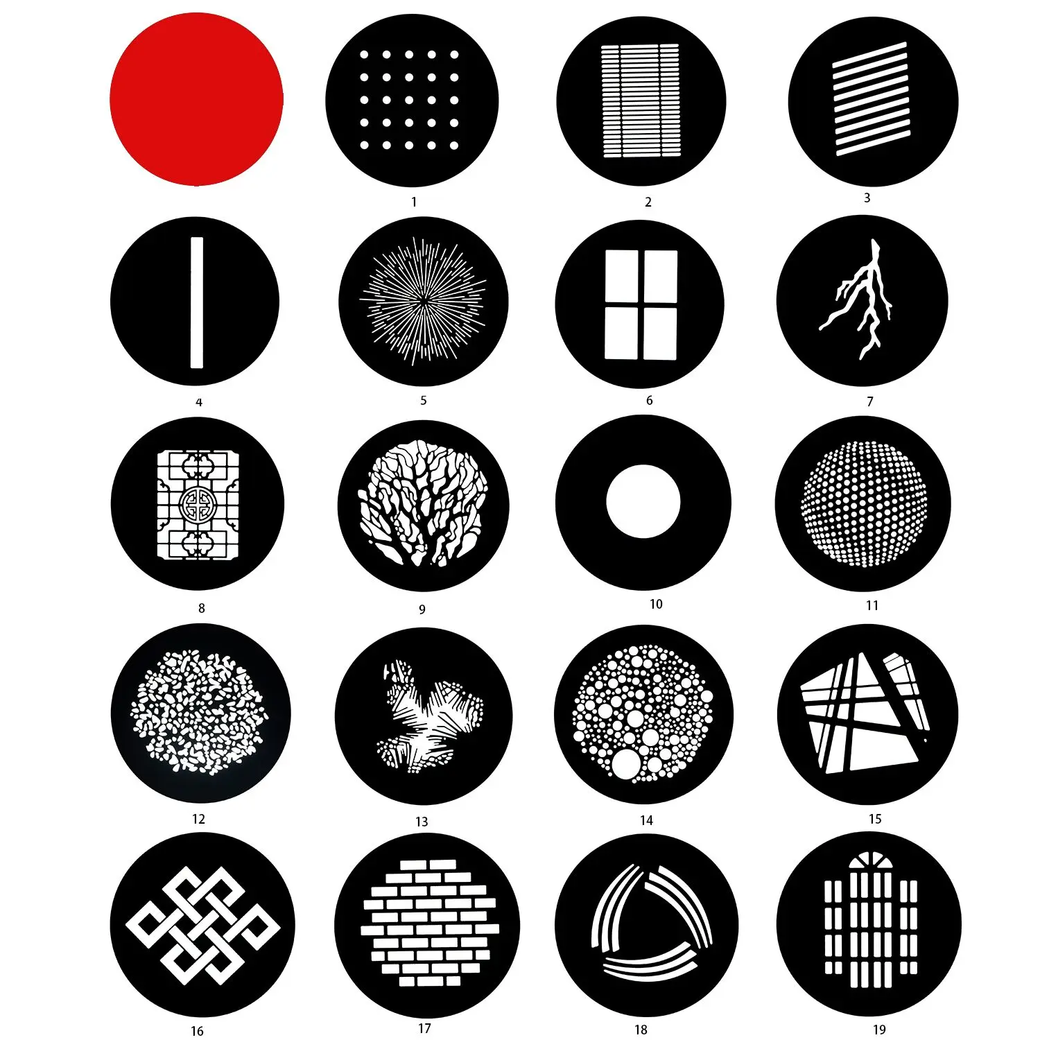 Focalize Konische Snoots Projektion Film Grafik Hintergrund Licht Wirkung Höhlte Karte Spiel Godox flash