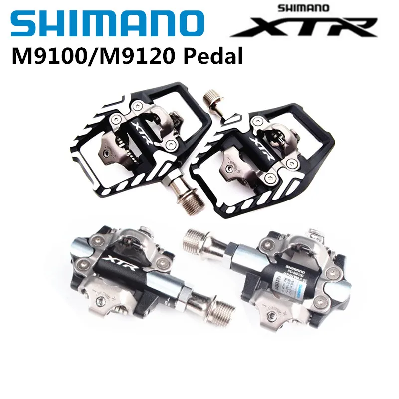 Shimano XTR M9100 M9120 Mountain Bike SPD Clipless race Pedals Set & Cleats upgrade for M9000 M9020