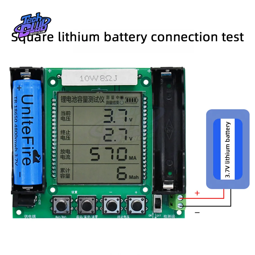 XH-M239 Lithium Battery MaH/mwH 18650 True Capacity Tester Module Measurement High Precision Tool Accessories