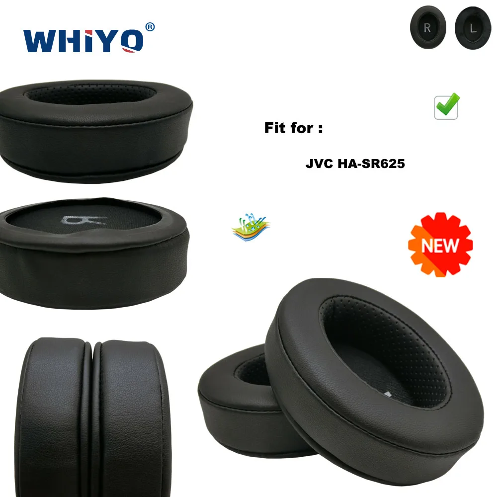 

New Upgrade Replacement Ear Pads for JVC HA-SR625 Headset Parts Leather Cushion Velvet Earmuff Earphone Sleeve Cover