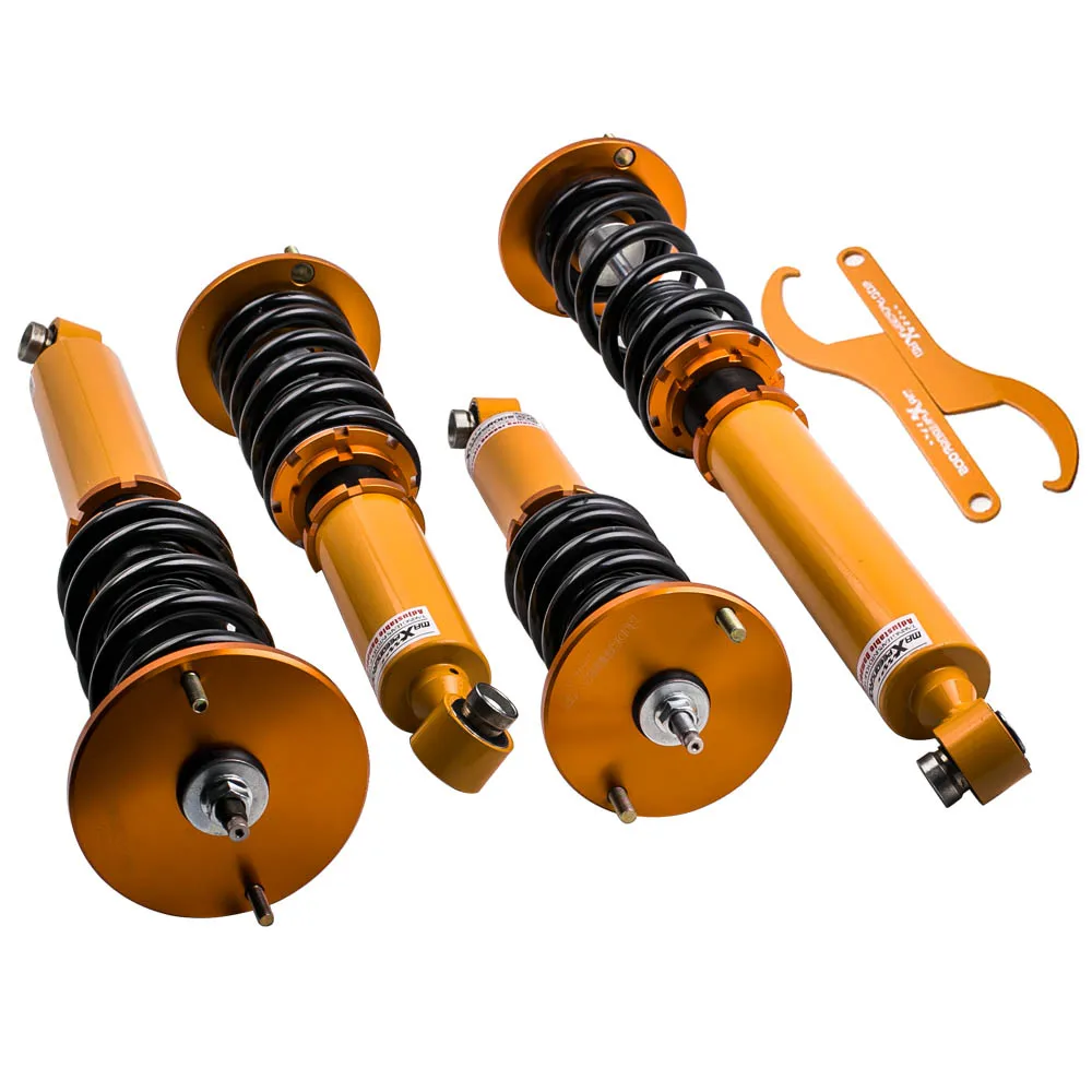 Coilover Shock Strut For Nissan Skyline GTST R33 GTS25 GTS Coilovers Springs 24-Ways Adjustable Damper Coilovers Suspension Kits