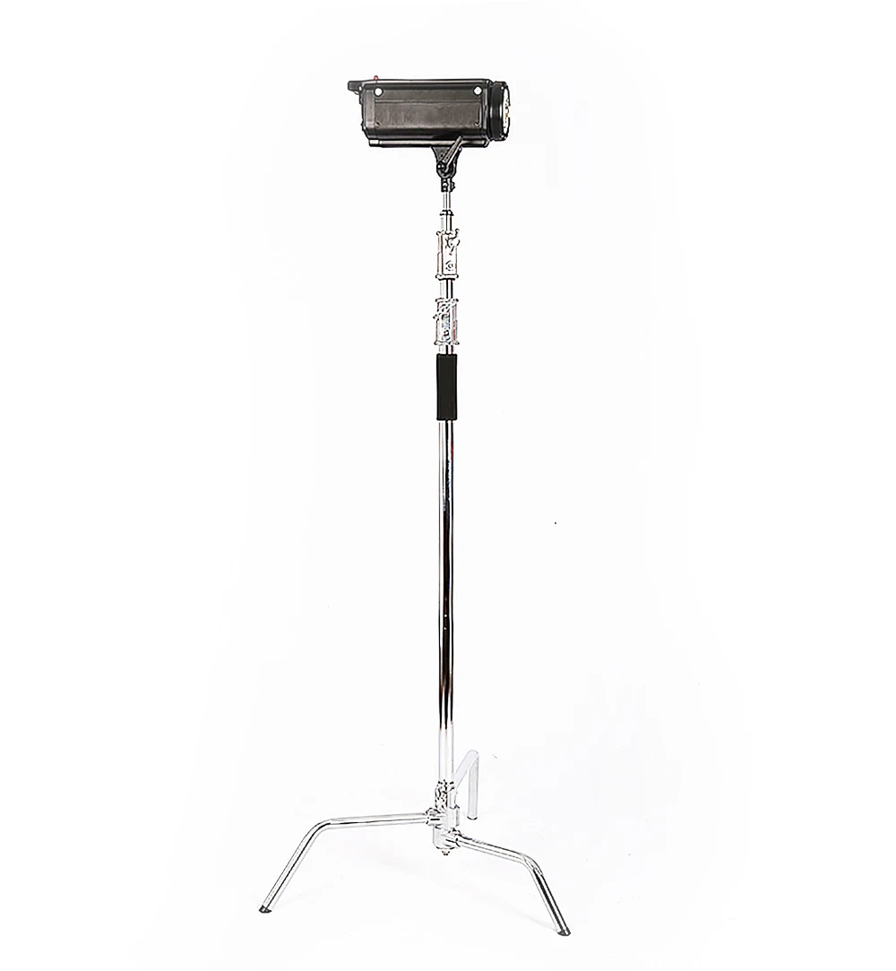 260cm Stainless Photography Tripod C-stand Light Stand 100% Metal 8.53ft With Boom Arm Professional For Photo Studio Softbox