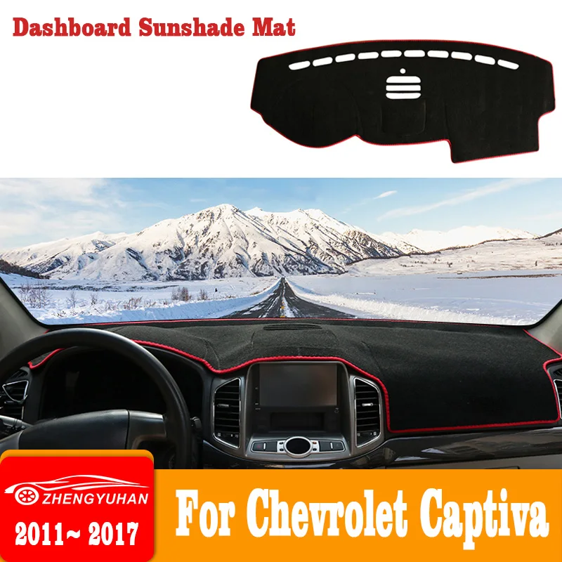 

For Chevrolet Captiva 2006-2016 2017 2018 2019 Car Dashboard Cover Avoid light Pad Instrument Panel Mat Carpets Car Accessories