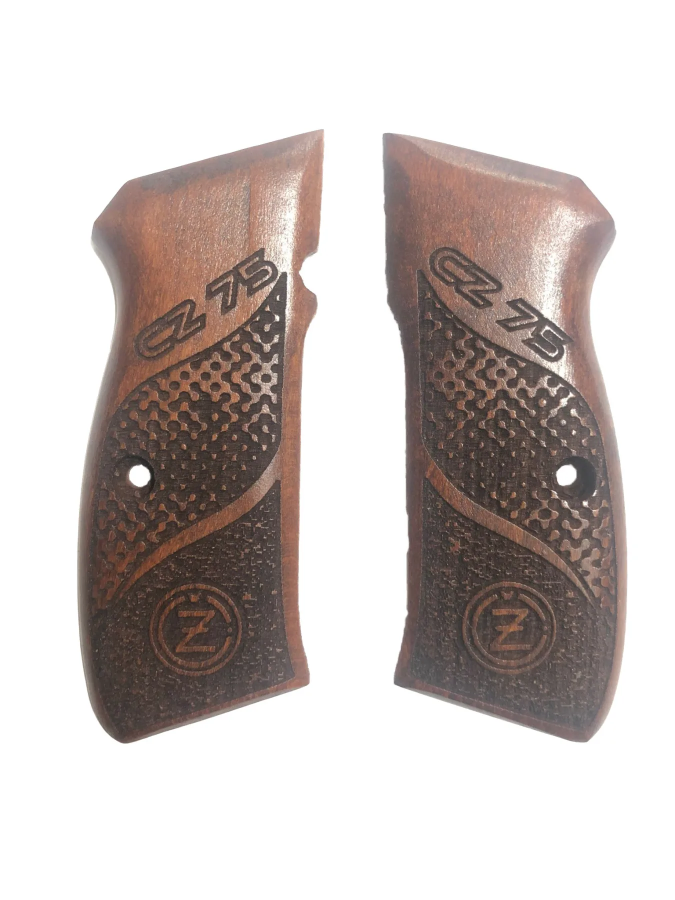 CZ75 Compatible Laser Cut Wooden Grip