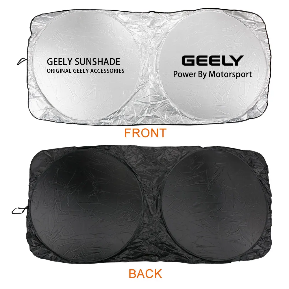 Car Windshield Sunshade Cover Auto Accessories Anti UV Reflector Visor Protector For GEELY GC6 GC9 EMGRAND EC7 EC8 CK ATLAS CK2