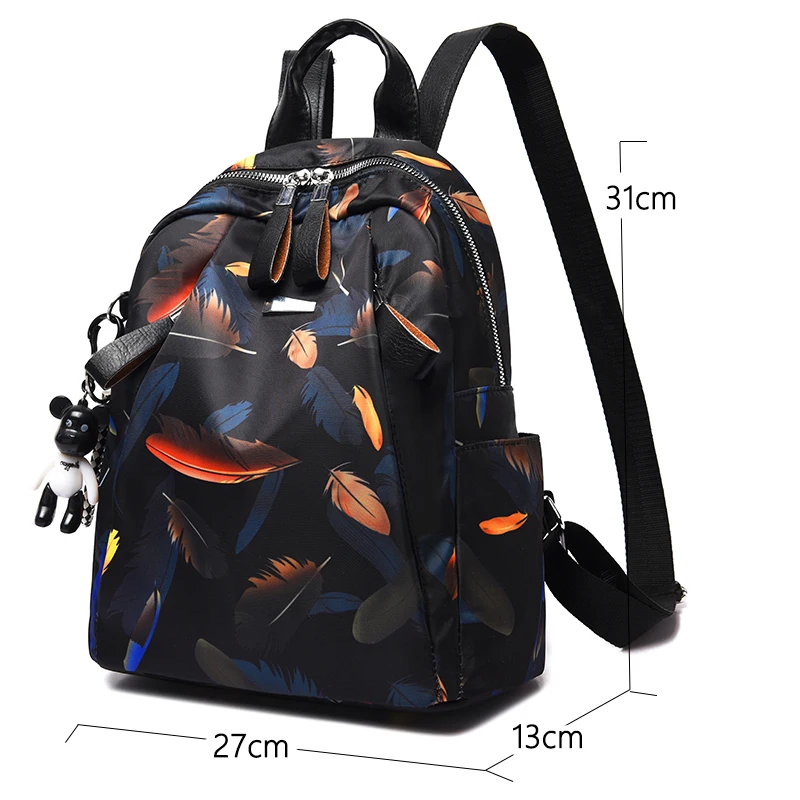 Fashion School Bags For Teenager Girls 2024 Backpack Women Oxford Cloth Shoulder Bags Large Capacity Travel Backpack Sac A Dos