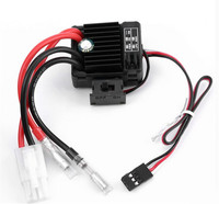 1060 Brushed ESC 60A 2-3S LiPo Waterproof Electric Speed Controller for RC 1/10th Touring Cars Buggies Trucks Rock Crawlers