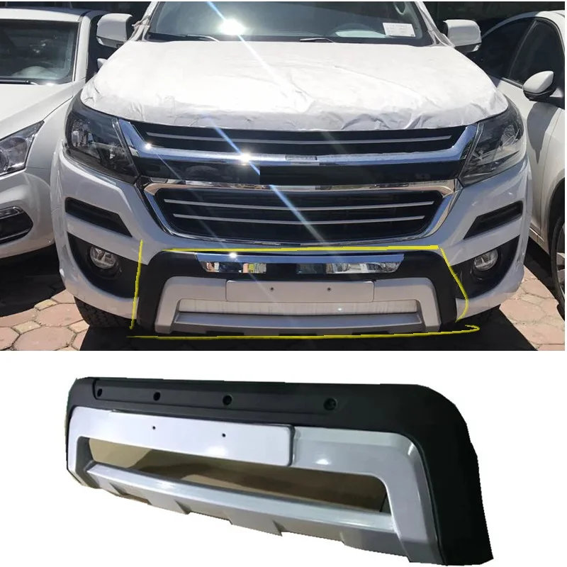 

EXTERIOR AUTO ACCESSORIES 4X4 PICKUP CAR PARTS FRONT BUMPER ROLL BAR FIT FOR CHEVROLET CHEVY COLORADO 2016 PLATE COVER