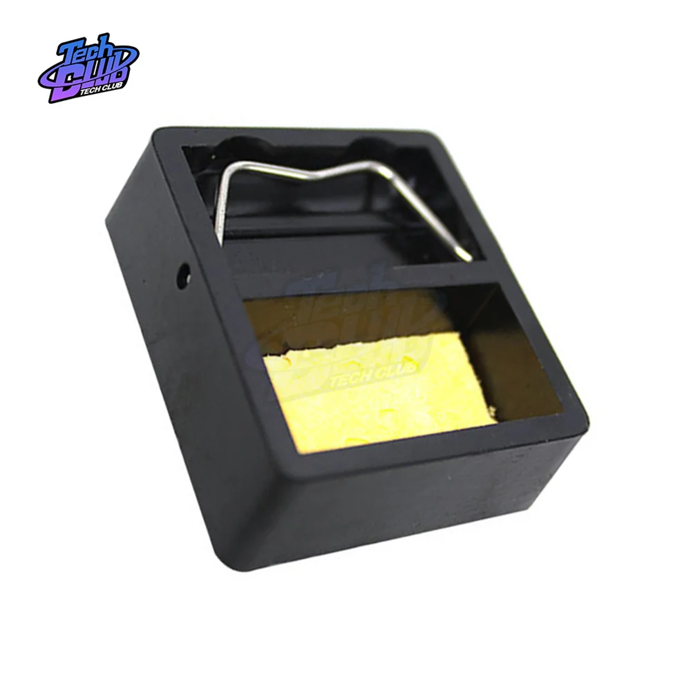 Mini Micarta Soldering Iron Stand Holder Welding Solder Stand With Clean Sponge Tool Accessories