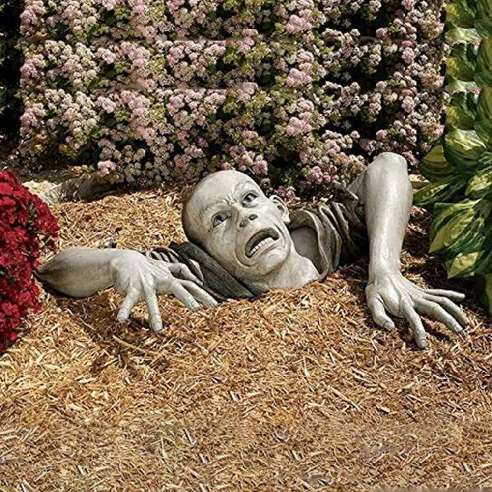 

Garden Sculpture Decoration Zombie Of Montclaire Moors Statue Garden Terror Lifelike Statue Ornament For Decorating De Jardin