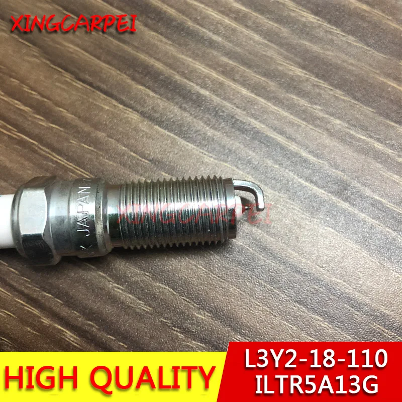 L3Y2-18-110 ILTR5A-13G (4pcs) Iridium Power Spark Plug For Mazda 3 5 6 CX-7 Ford Lincoln L3Y218110 ILTR5A13G