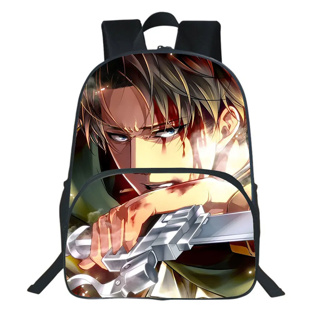 

Japanese Anime Attack on Titan Backpack Girl Boy Men Woman Travel Bags Kids School Bag for Teenage Laptop Mochilas