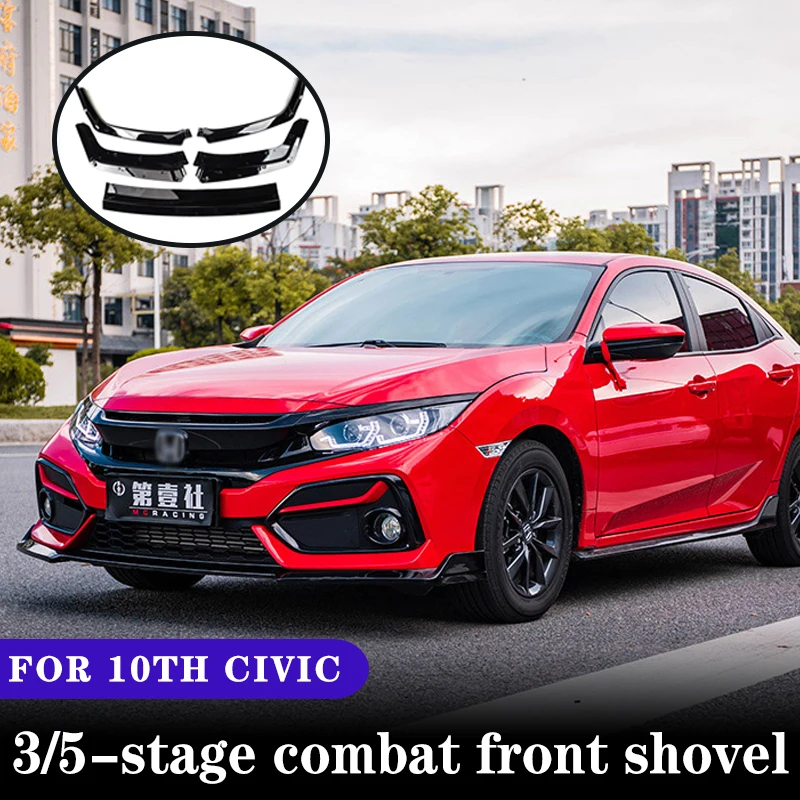 

Suitable for Honda 10th Generation Civic Hatchback front lip front spoiler civic SI front lip front diffuser