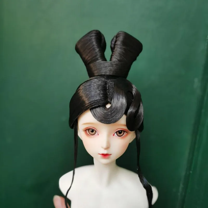 1/8 1/6 1/4 1/3 BJD/SD Wig Doll Accessories Ancient Costume Hair Shell Retro Wigs For BJD/SD YOSD MSD SD13 Girl SSDF Uncle C1366