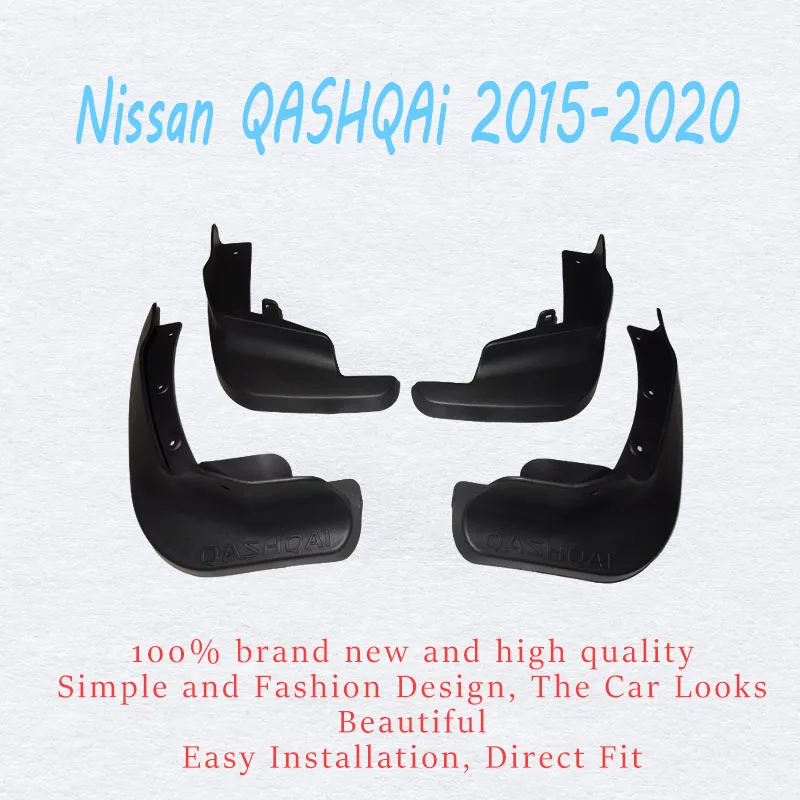 Mudflaps For Nissan QASHQAi Mudguards Fender QASHQAi Mud flap splash Guard Fenders car accessories auto styline 4PCS 2015-2020