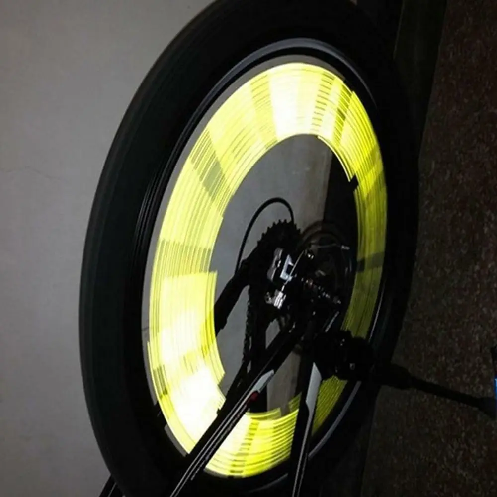 Sports Clip Tube Cycling Bike Strip Rim Spoke Bicycle Lights Wheel Reflective Tubes Clip On Reflectors