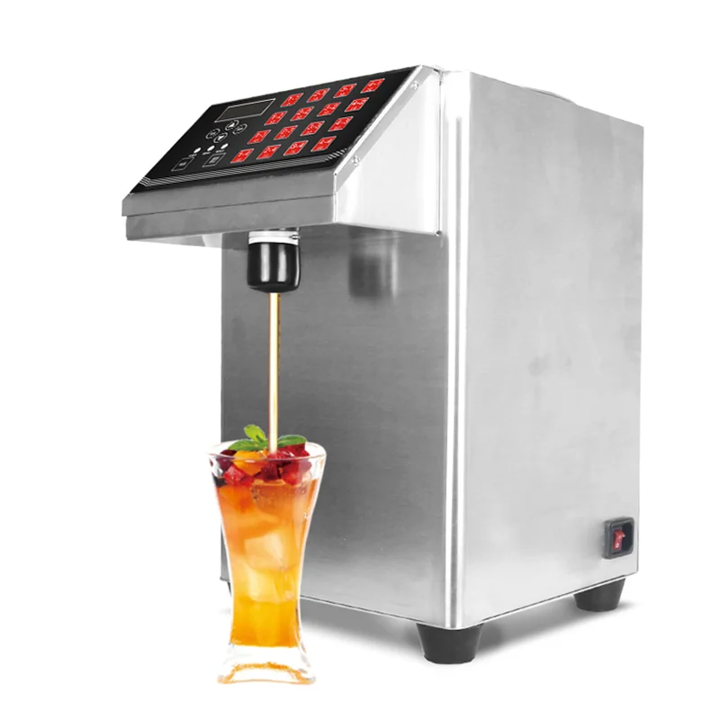 Distributeur automatique de sirop de thé à bulles, fruits, boissons, quantité de liquide, équipements à bulles à vendre