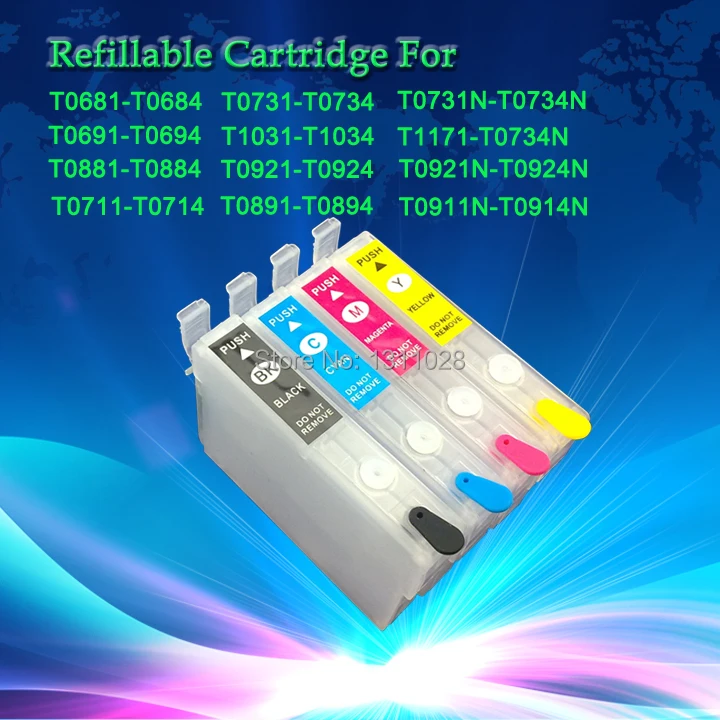 T1261-T1264 Compatible auto reset chip ARC for Epson Stylus NX430 NX330 WF-3520/3540 630 635 60 840  545 645 845 520,1 SETS